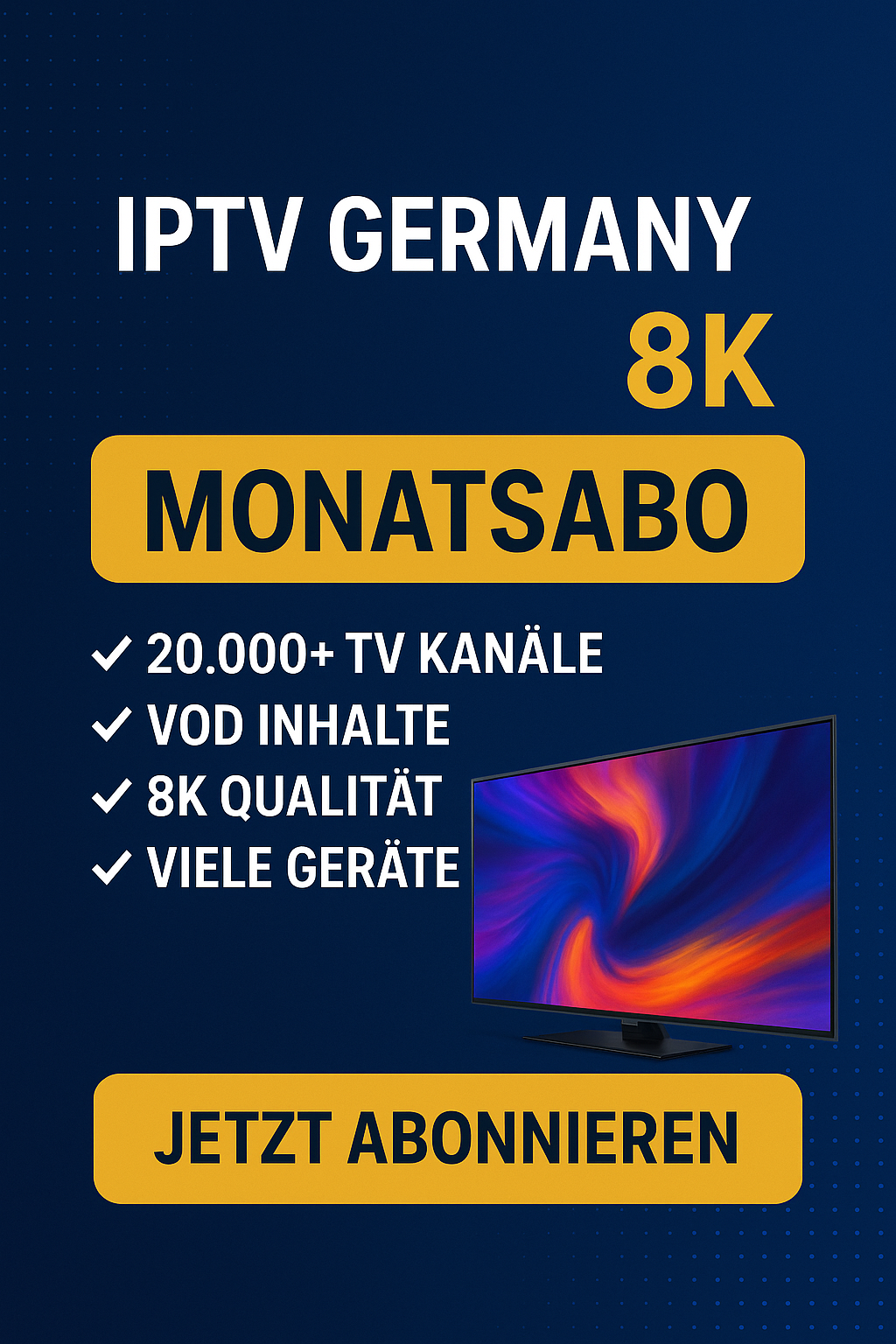IPTV Germany 8K, beste IPTV